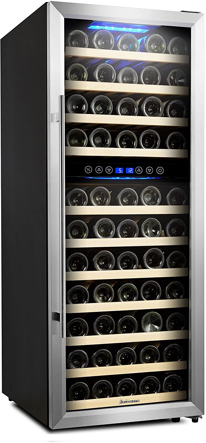 卡拉美拉73瓶双区独立葡萄酒冷却器