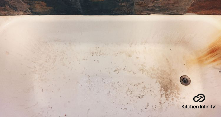 如何从浴缸中去除锈迹